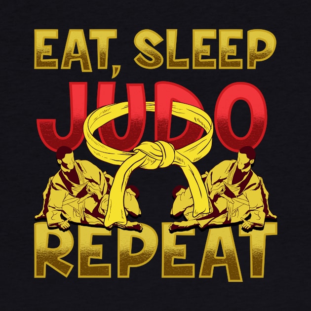 Eat Sleep Judo Repeat by GigibeanCreations